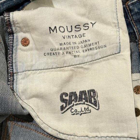 Moussy Vintage Women's Hammond High-Rise Skinny Jeans Size 29 Distressed Japan - Picture 4 of 11